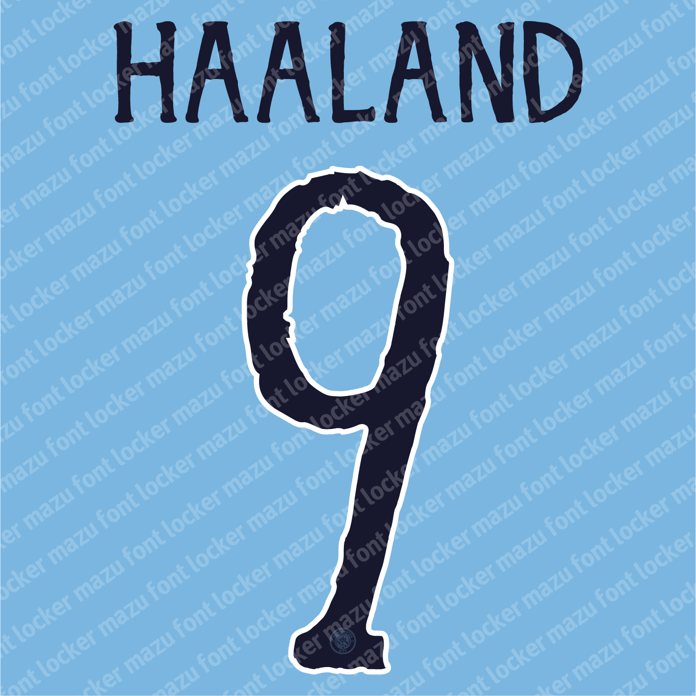 Manchester City KidSuper 2025-2026 Font Vector Manchester City KidSuper 2025-2026 Font Vector