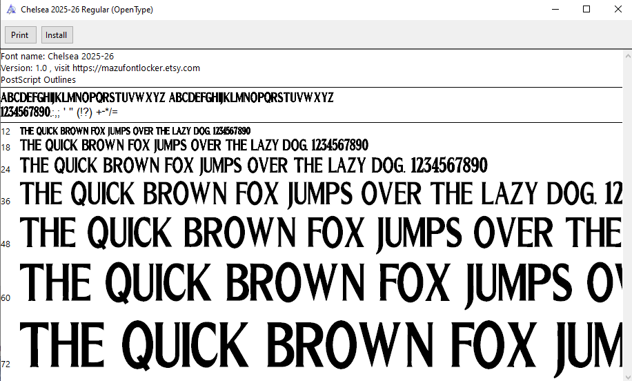 Chelsea 2025-2026 Font Vector Chelsea 2025-2026 Font Vector