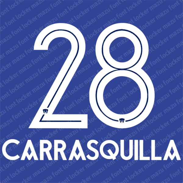 Pumas Unam 2025-2026 Font Vector – Fierce Auriazul Mexican Power Masterpiece