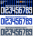 Inter Milan 2018-2019 Font Vector (AI, EPS, SVG, TTF) – #1 Authentic Style