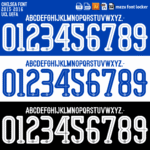 Chelsea 2015-2016 Font Vector (AI, EPS, SVG, TTF) – #1 Authentic Style