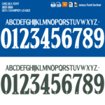 Chelsea 2025-2026 Font Vector (AI, EPS, SVG, TTF) – #1 Authentic Style