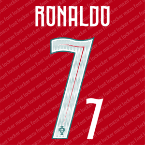 portugal 2026 font vector