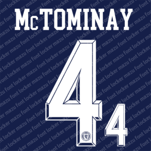 scotland 2026 font vector