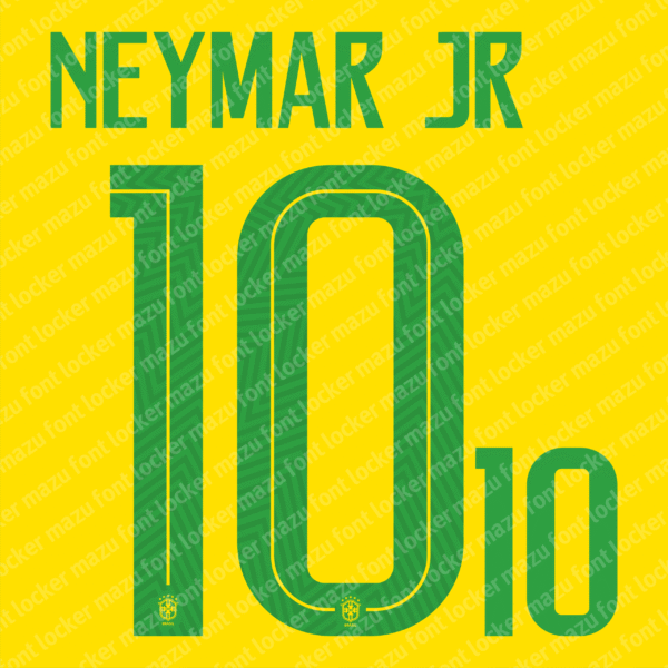 Brazil World Cup 2018 Font Vector (AI, EPS, SVG, TTF) – #1 Authentic Style