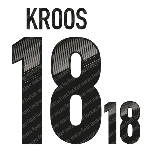Germany Euro 2012 Font Vector