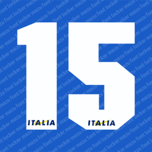 italy 1995 font vector : (digital download)