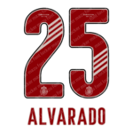 Chivas Guadalajara 2024-25 Font Vector