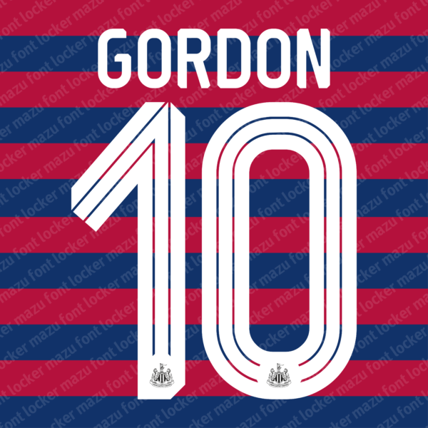 Newcastle United 2024-2025 Font Vector (AI, EPS, SVG, TTF) – #1 Authentic Style