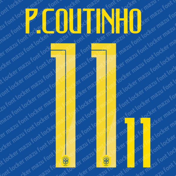 Brazil World Cup 2018 Font Vector (AI, EPS, SVG, TTF) – #1 Authentic Style