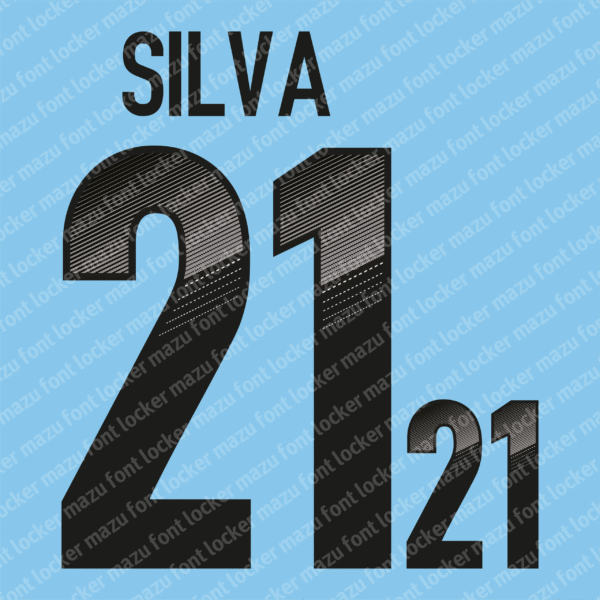 Spain Euro 2012 Font Vector