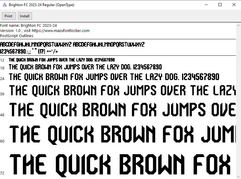 brighton fc 2023 24 font vector brighton fc 2023 24 font vector