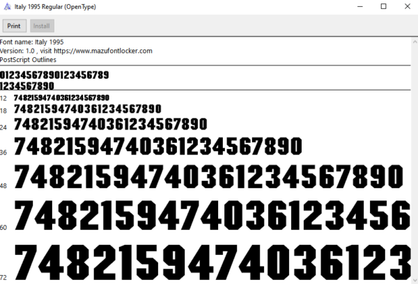 Italy 1995 Font Vector (AI, EPS, SVG, TTF) – #1 Authentic Style
