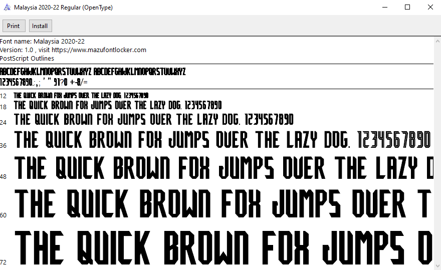 malaysia 2020 22 font vector : (digital download) malaysia 2020 22 font vector : (digital download)