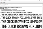 Paraguay 2024 Font Vector