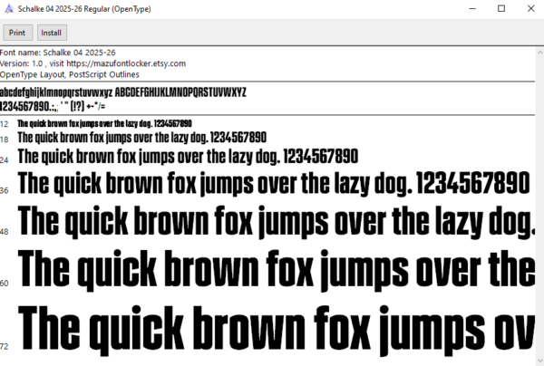 Schalke 04 2025-2026 Font Vector (AI, EPS, SVG, TTF) – #1 Authentic Style