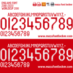 England World Cup 2018 Font Vector (AI, EPS, SVG, TTF) – #1 Authentic Style
