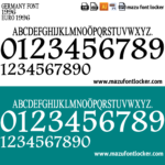 Germany Euro 1996 Font Vector (AI, EPS, SVG, TTF) – #1 Authentic Style