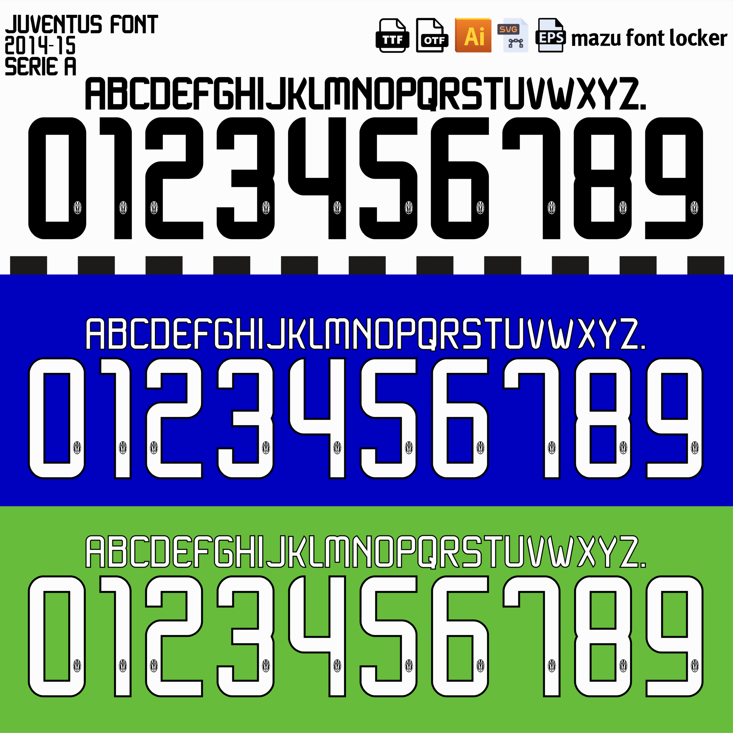 juventus 2014 15 font vector : (digital download) juventus 2014 15 font vector : (digital download)