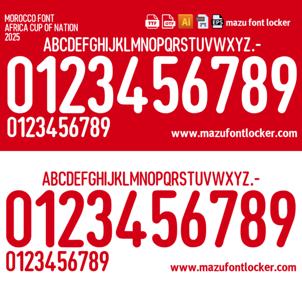 Morocco 2025 Font Vector (AI, EPS, SVG, TTF) – #1 Authentic Style