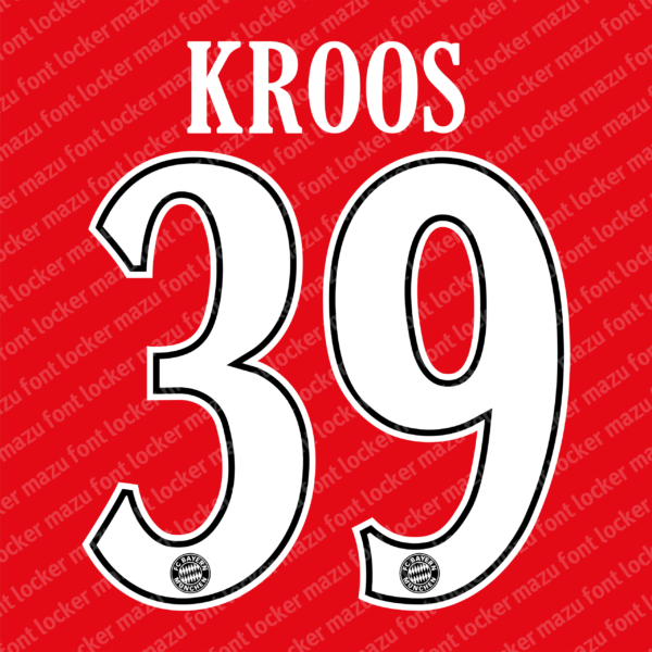 Bayern Munchen 2010-11 Font Vector