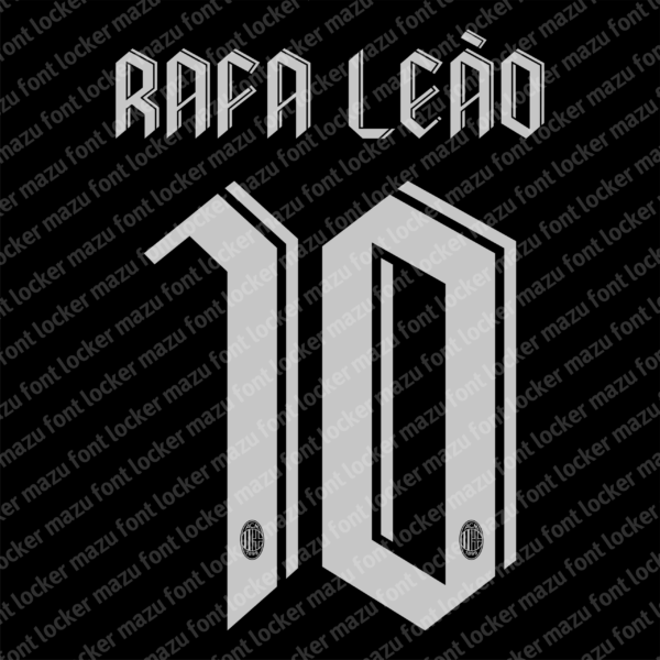 AC Milan 4th 2023-24 Font Vector – Stunning Special Edition