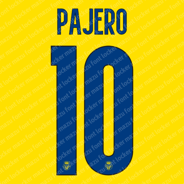 Villarreal 2025-2026 Font Vector (AI, EPS, SVG, TTF) – #1 Authentic Style