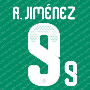 mexico world cup 2026 font vector