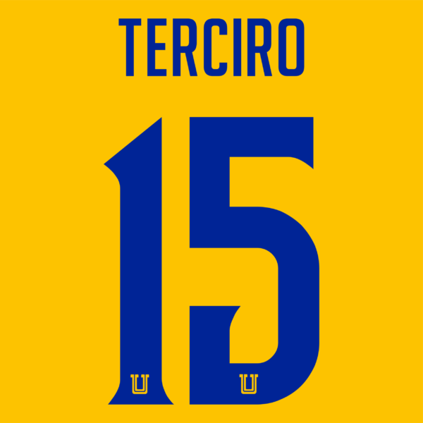 Tigres UANL 2024-25 Font Vector