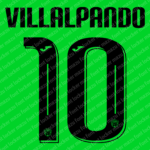 FC Juarez 2025-26 Font Vector