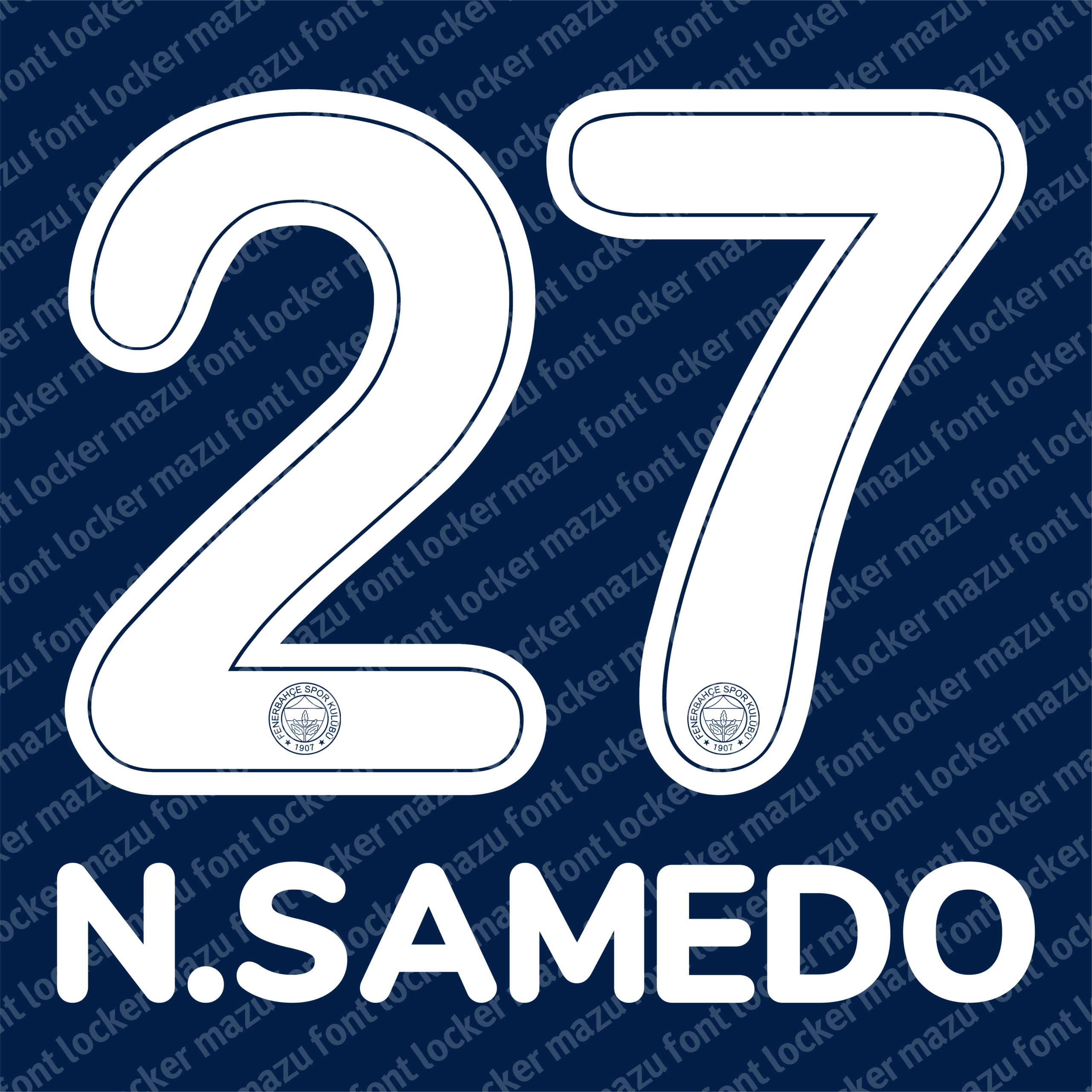 fenerbahce 2025 26 font vector fenerbahce 2025 26 font vector