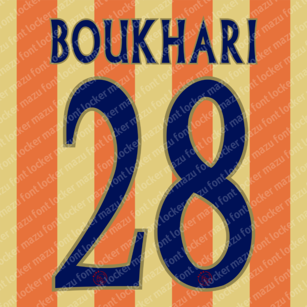Ajax Amsterdam 2004-2006 Font Vector – Legendary De Godenzonen