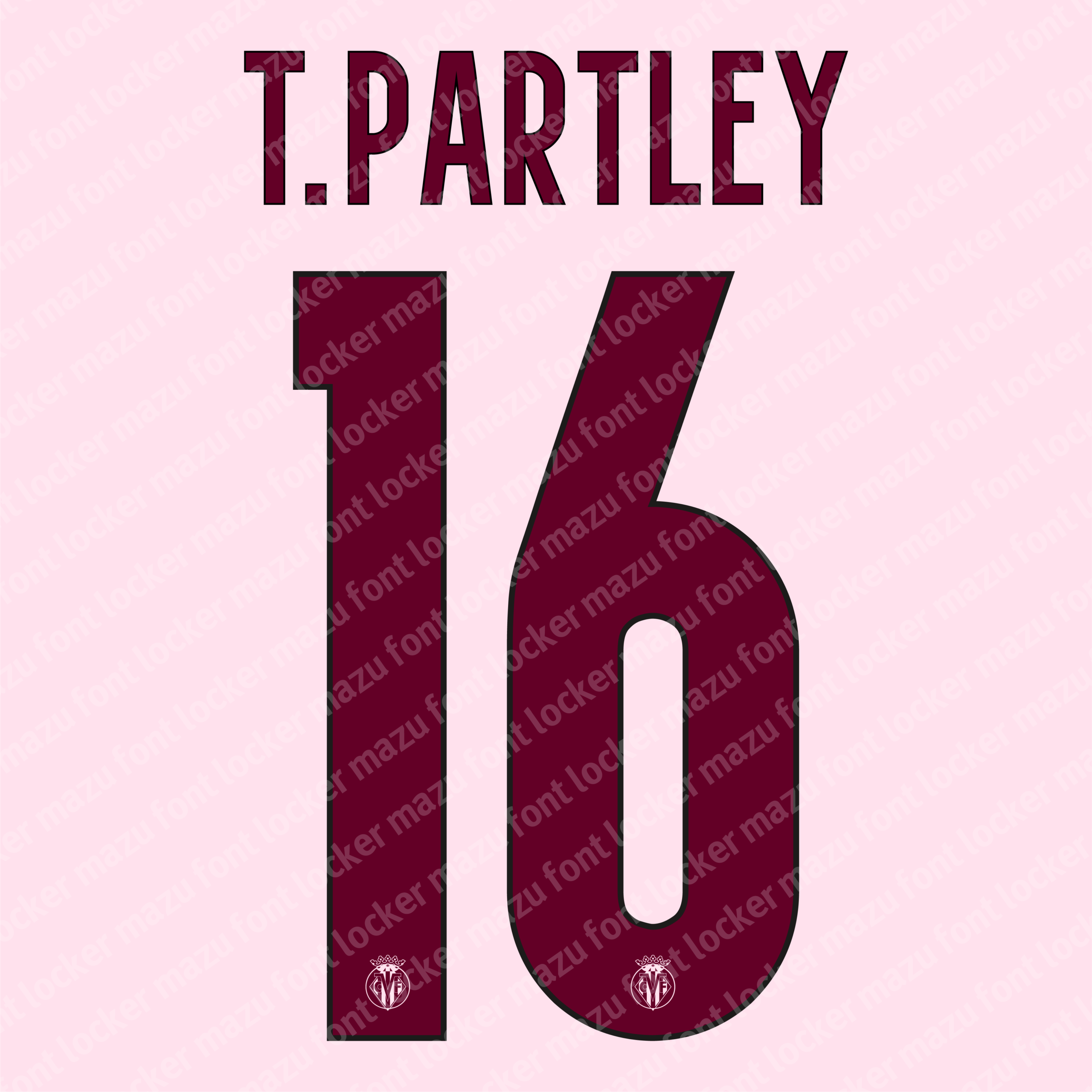 villarreal 2025 26 font vector villarreal 2025 26 font vector