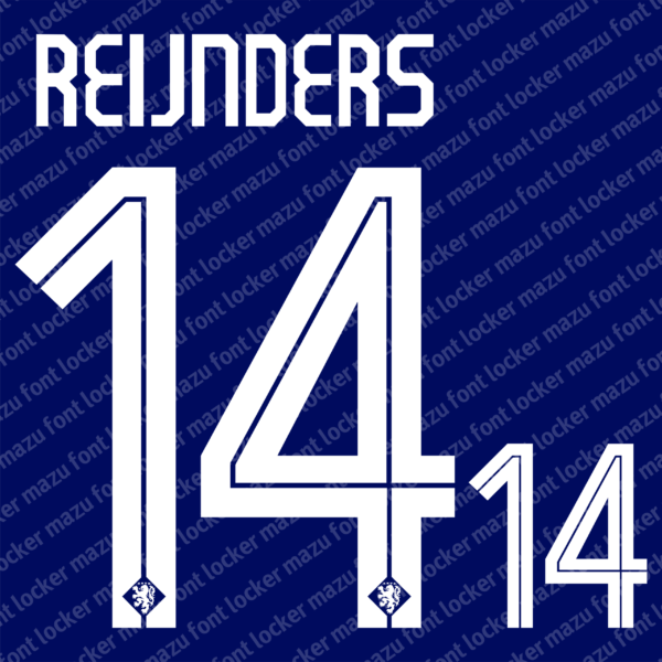 Netherland Euro 2024 Font Vector