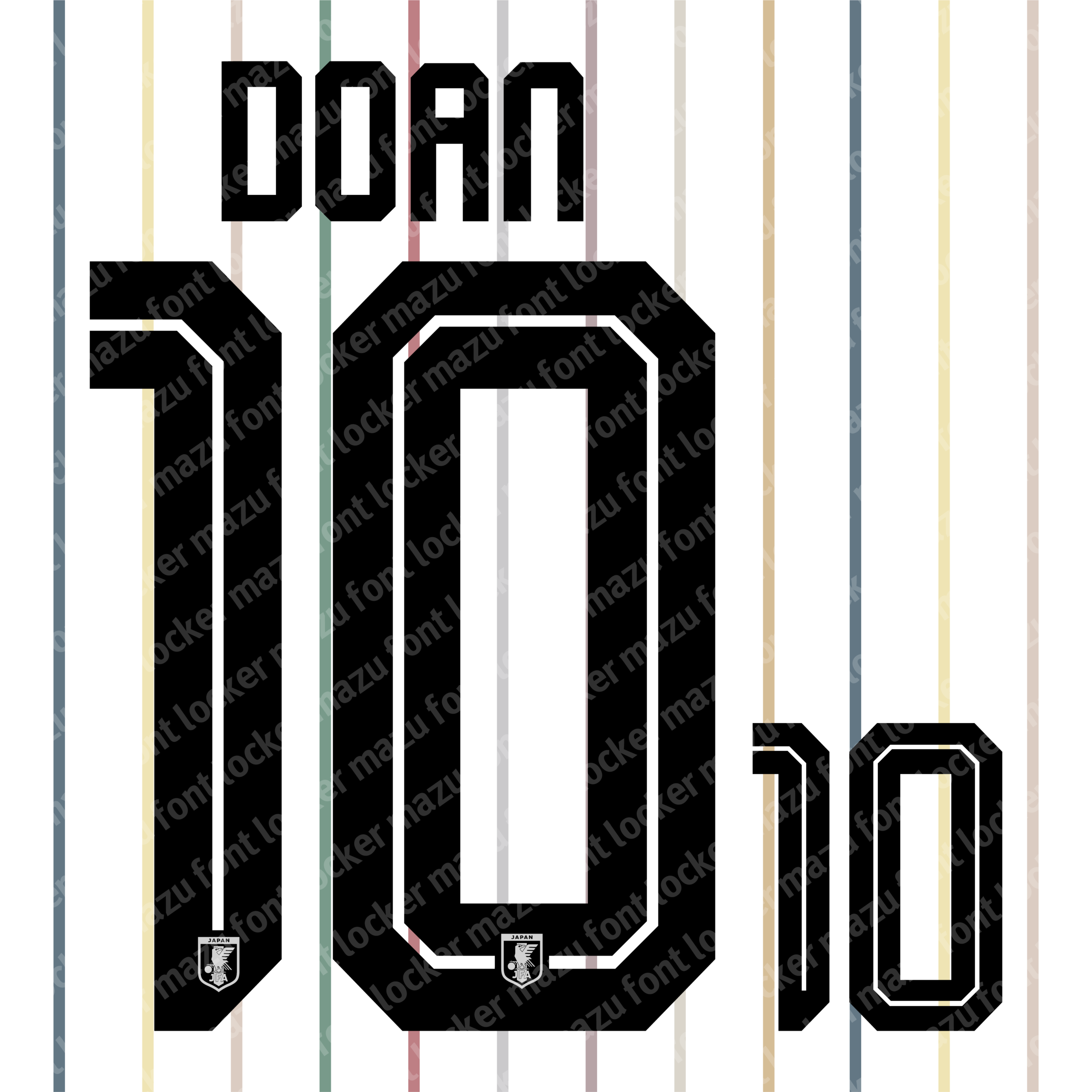 japan world cup 2026 font vector japan world cup 2026 font vector