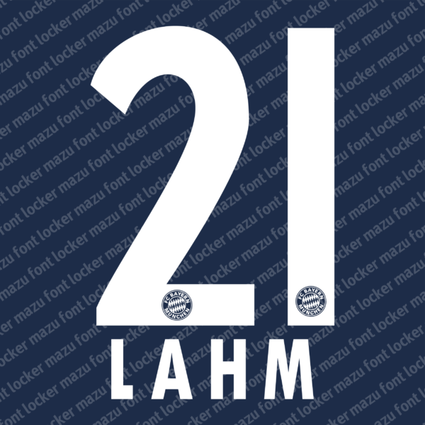 Bayern Munchen 2010-11 Font Vector