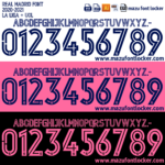 Real Madrid 2020-2021 Font Vector (AI, EPS, SVG, TTF) – #1 Authentic Style