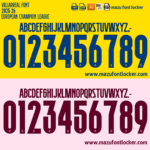 Villarreal 2025-2026 Font Vector (AI, EPS, SVG, TTF) – #1 Authentic Style
