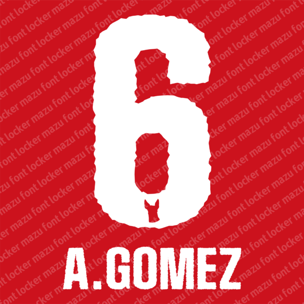 Club Tijuana 2025-26 Font Vector