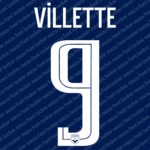 FC Girondins de Bordeaux 2025-26 Font Vector