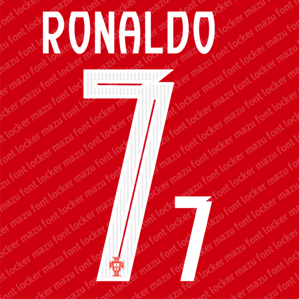 Portugal 2025 Font Vector