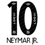 Santos FC 2025 Font Vector – Legendary Brazilian Football Jersey Style