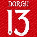 Manchester United 2025-2026 Font Vector