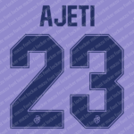 FC Basel 2025-26 Swiss League Font Vector