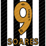 Santos FC 2025 Font Vector – Legendary Brazilian Football Jersey Style