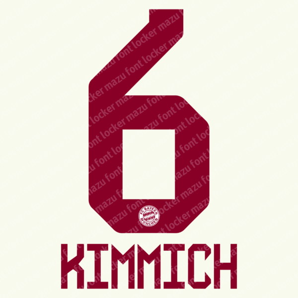 Bayern Munich 2023-24 Font Vector