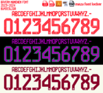 Bayern Munich 2023-2024 Font Vector – Authentic Die Roten Style