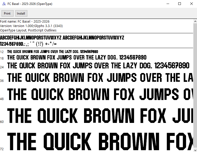 fc basel 2025 26 swiss league font vector fc basel 2025 26 swiss league font vector