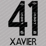 Santos FC 2025 Font Vector – Legendary Brazilian Football Jersey Style