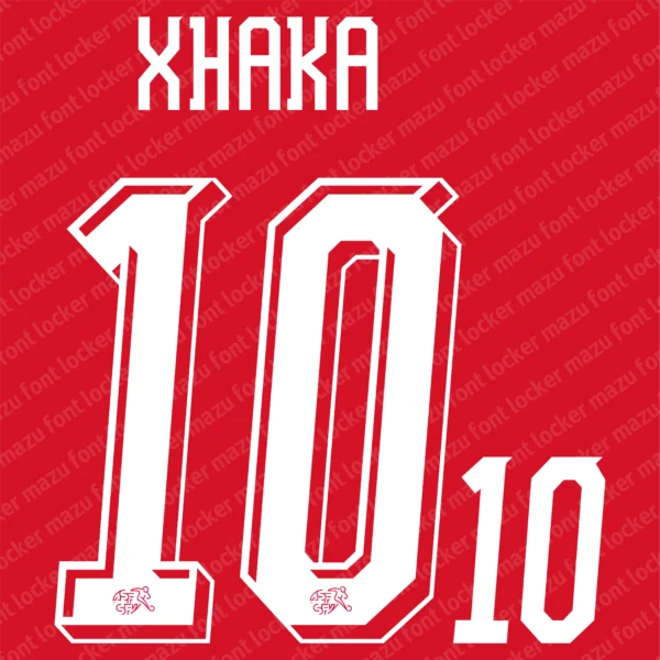 Switzerland World Cup 2026 Font Vector – Triumphant Swiss Eagles Masterpiece